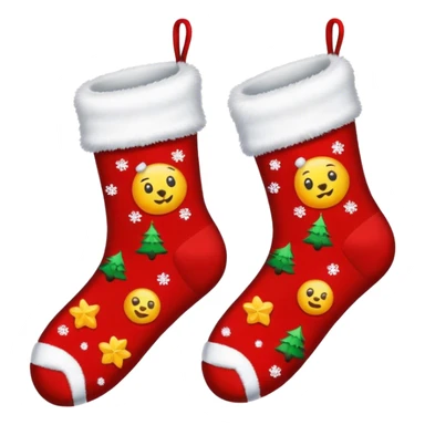 Christmas socks sticker
