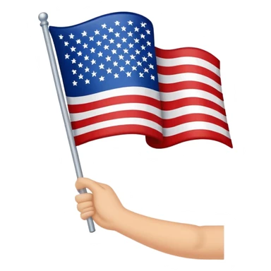 Half Swiss half American flag sticker