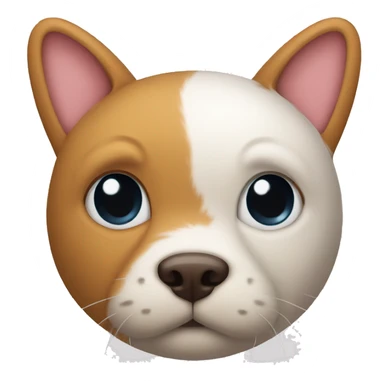 cat dog rabbit head sticker