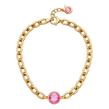 Pink jewelry sticker