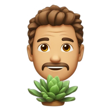 Léo-succulent sticker