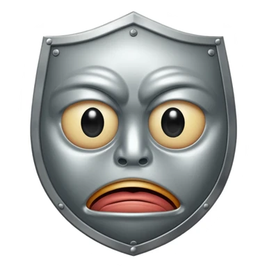 you know the emoji "sadge". i want a shield with that same expression and face :shieldge: like a sad shield but it needs to be sad not smiling
and eyes/etc need to look like the pepe sad sticker