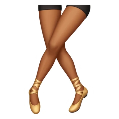 dancing legs with musical notes around sticker