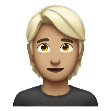 Person side eyeing sticker