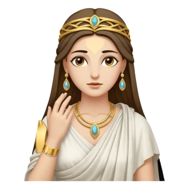 ancient greek priestess sticker