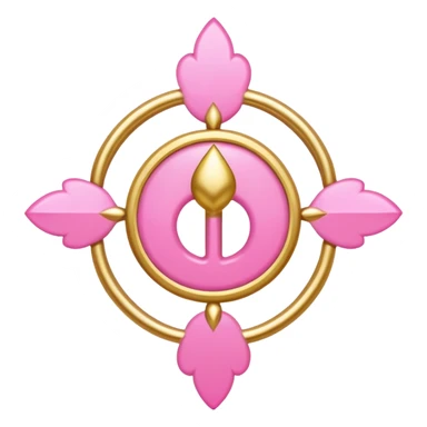 Pink gold spirituality sticker