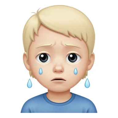 kid sad  sticker