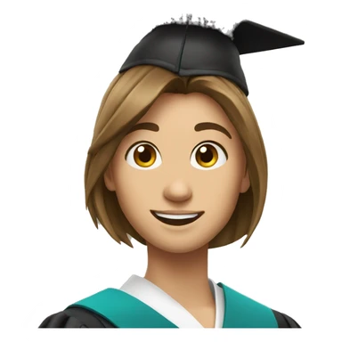 celebratory graduate sticker