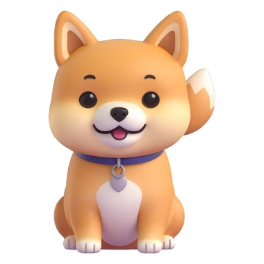 shiba inu cute sticker