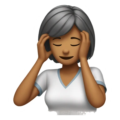 woman confusingly scratching her head sticker