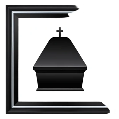 funeral service sticker