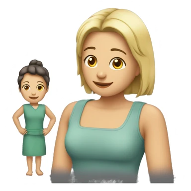 Je suis en train de faire un truc avec ma mère  sticker