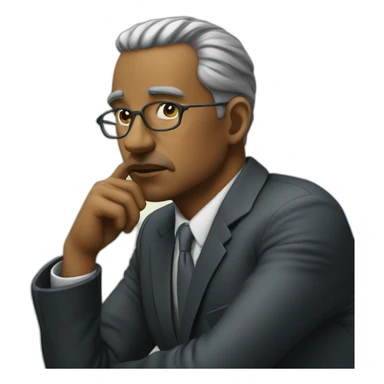 executive thinker sticker
