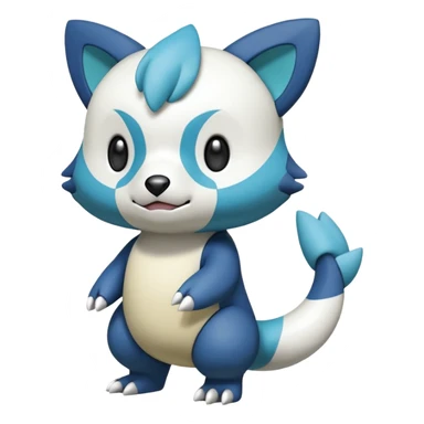 Inteleon-Vibrava-Axew-Oshawott-Pokémon-Fusion, full body sticker