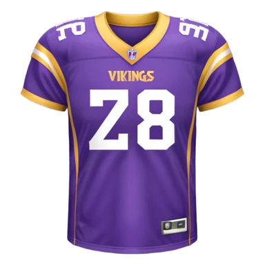 Minnosoto vikings jersey | need only jersey without numbers sticker