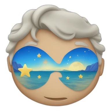 The French star jul sticker