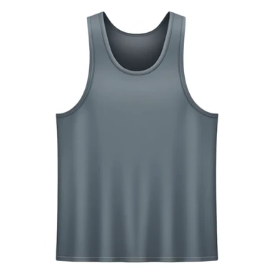 Tank Top in Slate Gray, width and height of tank top must be same sticker