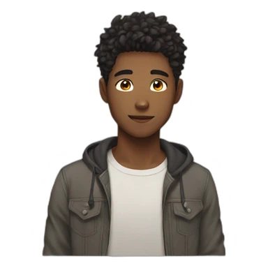 Hot anime boy sticker