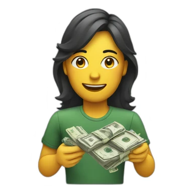 Freelancer Having money sticker