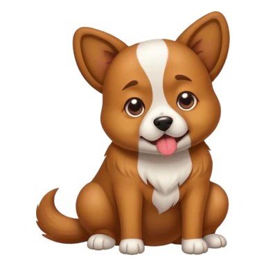 Perro cagando  sticker