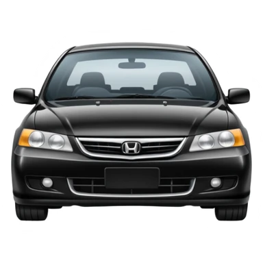 96 Black honda accord sticker