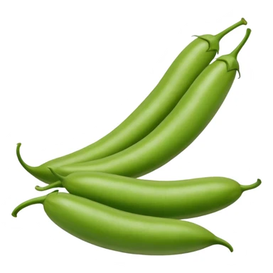 bean seeds in pods sticker