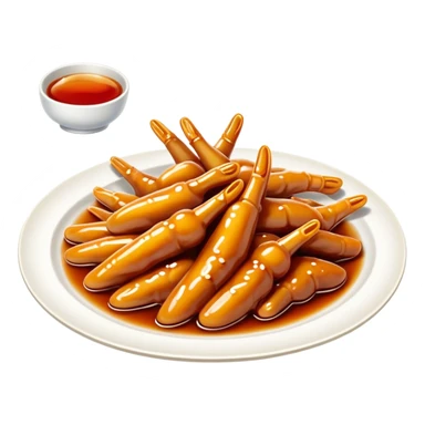 Chinese chicken feet dish sticker