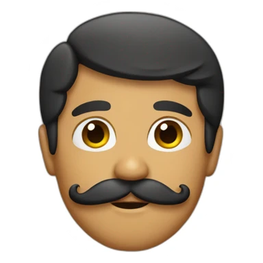 LATIN WITH MUSTACHE sticker