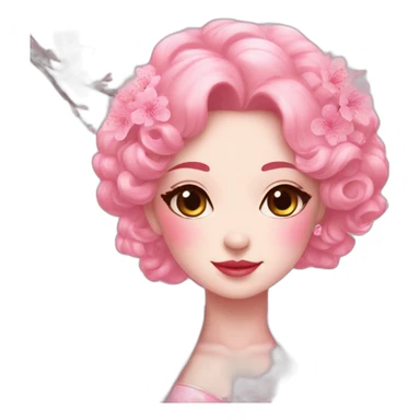 Cherry blossom princess pink aesthetic  sticker