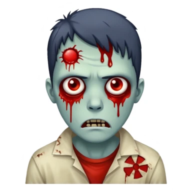 zombie sad  sticker