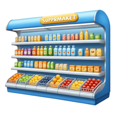 SUPERMERCADO DE FRENTE sticker