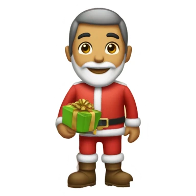 Pino navideño con regalos sticker