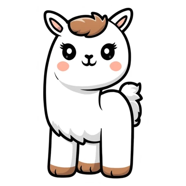 Minecraft llama sticker