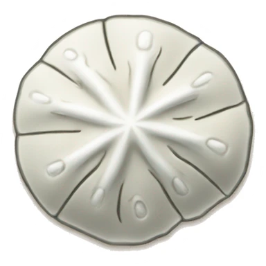 A sand dollar  sticker