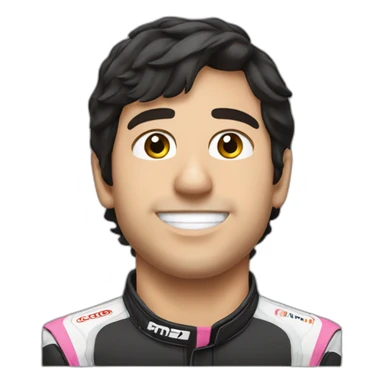 Sergio Perez Formula 1 driver sticker