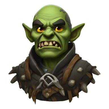 orc necromancer sticker