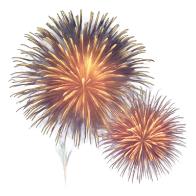 New Year fireworks  sticker