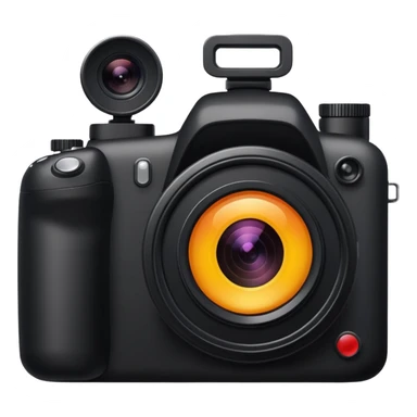 Appareil photo noir  sticker