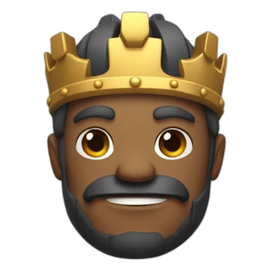 Clash royal King sticker