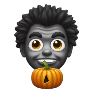 Golluwog pumpkin sticker
