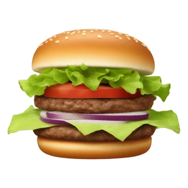 Wendy’s hamburger  sticker