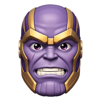make a funny 3d thanos  sticker