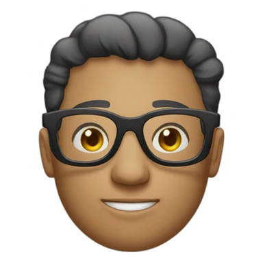 cool in glasses movie maker sticker