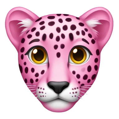 Pink cheetah  sticker