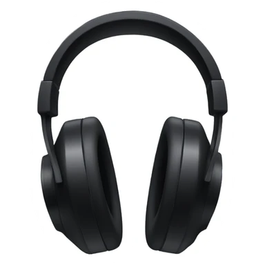 Black headphones with a D on them sticker