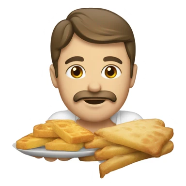 kacke mit früchten sticker