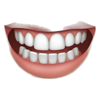 Grillz on teeth sticker
