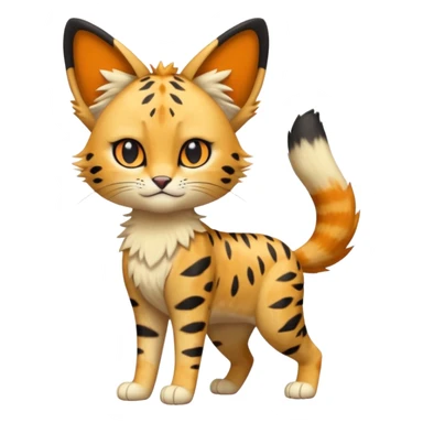 Meowth-serval-fusion-hybrid  sticker