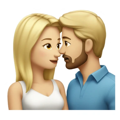 blond-hair-woman-and-brown-hair-short beard-man-kisses sticker