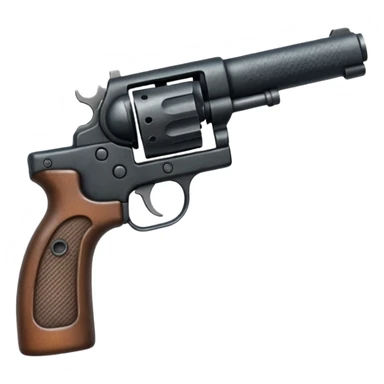 metal part gun handler short barrel sticker